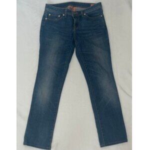 Tory Burch Jeans Women 30x27 Size 28 Classic Boot Blue Denim